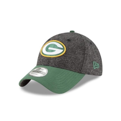 Sapca New Era Green Bay Packers NFL Tweed Turn 9TWENTY Adjustable - Gri